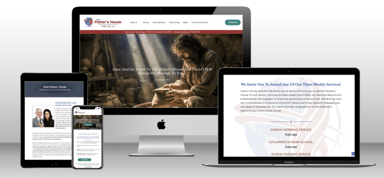 Church Website Example Image